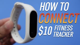 How to connect a 10 fitness tracker to your phone [upl. by Yrtnahc469]