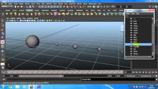 Learn Maya 2015 The basics  14  Using the outliner and setting up a hierarchy [upl. by Ydieh]