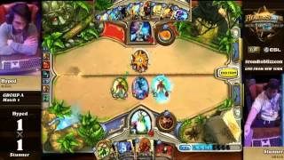 DreamHack Hearthstone Championship 2014  Groupstage  Rdu vs Forsen [upl. by Esli218]