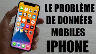 Le problème de Données Mobiles sur un iPhone [upl. by Isaak756]