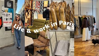 PARIS VLOG  popup  work in fashion  flea market  the row first store [upl. by Lomax]