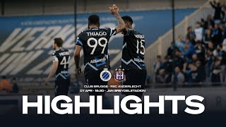 CLUB BRUGGE  RSC ANDERLECHT  HIGHLIGHTS  20232024 [upl. by Aned891]