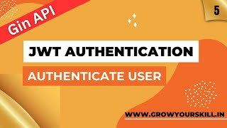 Jwt Authentication With React And Golang  Full Stack Golang Project  Part 5  Grow Your Skill [upl. by Anet]