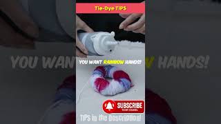 DIY Tie Dye in 60 Seconds TIPS 🌈 [upl. by Nollaf170]