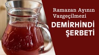 Demirhindi Şerbeti Nasıl Yapılır  Ramazan Şerbeti Osmanlı şerbeti  ramazan şerbeti tarifi [upl. by Goeger786]