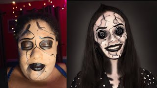 The Other Mother from Coraline makeup tutorial  Annisa Bryan [upl. by Notneuq450]