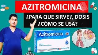 💊 ¡Descubre Qué es y Para Qué Sirve Azitromicina 500 mg Dosis y Cómo se Toma [upl. by Brigitta394]