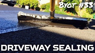 DIY DRIVEWAY SEALING [upl. by Hait899]