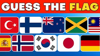 Can you Guess the Country by the Flag  🌍 100 Flags Quiz 🚩 [upl. by Apps]