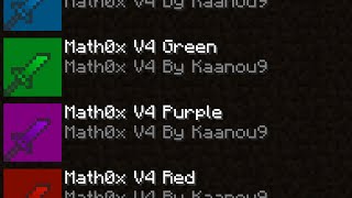 MathoX Pack v4  Green  Blue  Red  Purple  2 Bonus [upl. by Adachi]