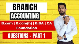 Branch Accounting  All basics  Easiest way  Bcom  BcomH  BBA  Ca foundation  Part 1 [upl. by Meris57]