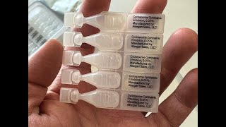 Cequa Eye Drops Unboxing cyclosporine ophthalmic [upl. by Ikeda]