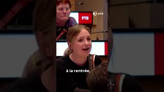 Amandine Pavet PTB dénonce larnaque des Engagés et du MR [upl. by Georgetta]