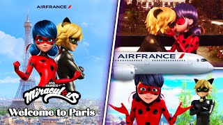 MIRACULOUS  🐞 WELCOME TO PARIS 🐾 Full Episode  With airfrancefr ✈️ [upl. by Nayr311]