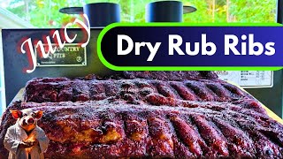 How to smoke JUICY Dry Rub Ribs in the Old Country BBQ Pits Smokehouse [upl. by Nosyaj]