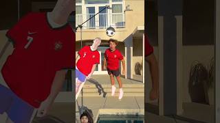 challenge basketball worldcup football funny cr7 Cristina Ronaldo hingh jump 🤑🤑💰 [upl. by Nowd]