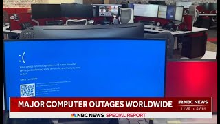 CrowdStrike issue worldwide computer systems outage  Special report [upl. by Onida355]