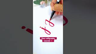 CALLIGRAPHY for Beginners 💖 calligraphytutorial easycalligraphy howtodocalligraphy [upl. by Treblig174]