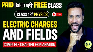 Class 12th Physics Electric charges and fields Free Demo Class for Paid Batch with Ashu Sir [upl. by Lawan428]