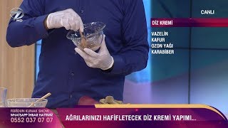 Diz Ağrıları Çözümsüz Değil Diz Ağrılarını Hafifleten Ev Yapımı Krem [upl. by Aeynod]