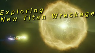 The New Destroyed Titan Wreckage Field Plus  Elite Dangerous [upl. by Dawna]