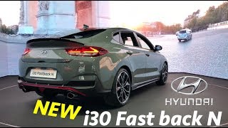 New Hyundai i30 Fastback N amp i30 N option 2019  360 exterior first quick look in 4K [upl. by Goodard585]