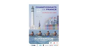 Diffusion en direct de Live Championnat France Aviron Mer 2024 Dunkerque [upl. by Kyte]