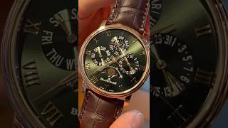 FORGET PATEK PHILIPPE Blancpain Villeret Perpetual Calendar true hautehorlogerie [upl. by Nilyarg203]