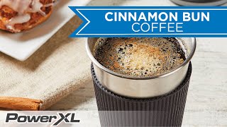 PowerXL Grind amp Go  Cinnamon Bun Coffee  Coffee Maker [upl. by Onabru]