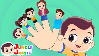 Finger family song  Nursery Rhymes amp Kids song  Jungle jingle song [upl. by Danae]