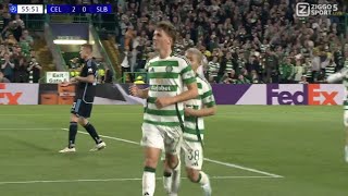 Arne Engels Goal Celtic Vs Slovan Bratislava 30 All Goals Results Extended Highlights [upl. by Kandy]