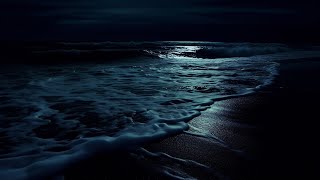 Ocean Waves for Deep Sleep  Ocean Sounds For Deep Sleeping With A Dark Screen And Rolling Waves [upl. by Erelia]