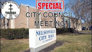 Nelsonville City Council Special Meeting 07152024 [upl. by Geoffrey]