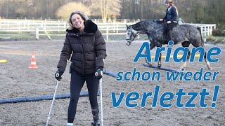 Ariane schon wieder verletzt  Co Trainerin Vicky muss einspringen [upl. by Omura989]