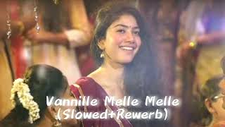 Vannille Melle Melle Vannille SlowedReverb Version Malayalam  FIDAA MOVIE [upl. by Watt]