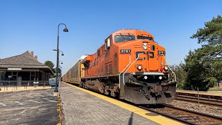 CP 8781 Hapag Lloyd hauls CPKC 730 past Deerfield [upl. by Hsilgne]