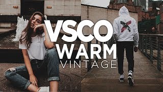 Cara Edit Warm Vintage di VSCO X Android dan iOS [upl. by Cirdla]