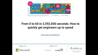 Talk Alexandra Sunderland  From 0 to 60 in 2592000 seconds [upl. by Mukerji]