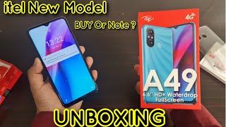 Itel A49 Unboxing  itel New Model A49 4G 2022 [upl. by Odnalo]