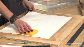 How to Stretch Watercolor Paper [upl. by Suirrad]