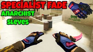 CS GO SKIN PACK SPECIALIST GLOVES quotFADEquot FOR CS 16  SKIN PACK FOR CS 16Anarchist Sleves [upl. by Eldrid873]