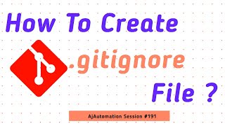 How To Create gitignore File  Different Ways to Create gitignore with Git Bash VS Code Notepad [upl. by Ecirtnuahs863]