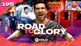 I just HAD to get FANTASY FUT TONALI for my team FIFA 22 Road to Glory 195 [upl. by Lucita]