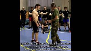 Pressure Point to KO part 21 • KRAV MAGA TRAINING shorts [upl. by Terencio]