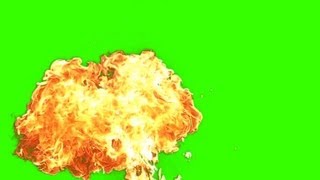 Fire Explosion Effect  green screen 11  free use [upl. by Stimson892]