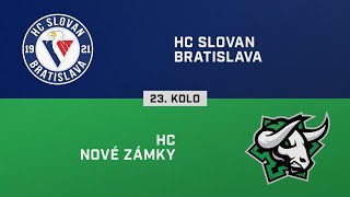 23 kolo HC Slovan Bratislava  HC Nové Zámky 42 HIGHLIGHTY [upl. by Eelinnej]