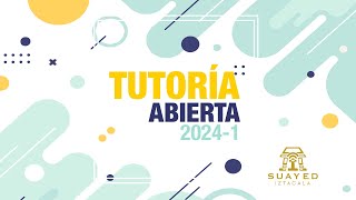 Tutoría abierta Autorregulación académica [upl. by Bellew]