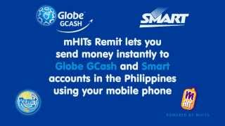 Send Money to the Philippines by SMS using mHITs Remit [upl. by Lomasi]