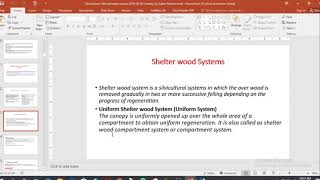 Silvicultural Choice of silviculture System Shelter Wood  Forest Education [upl. by Mehelhteb917]