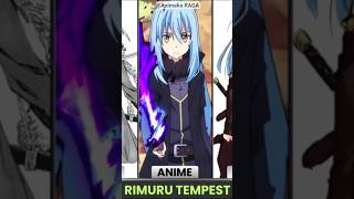 Character tensura  MANGA vs ANIME vs LN  FULL CEK YT rimurutempest tensura short [upl. by Liborio]